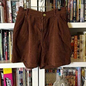 Fudgecisle Brown Cordery Trouser Shorts Big Bud Press